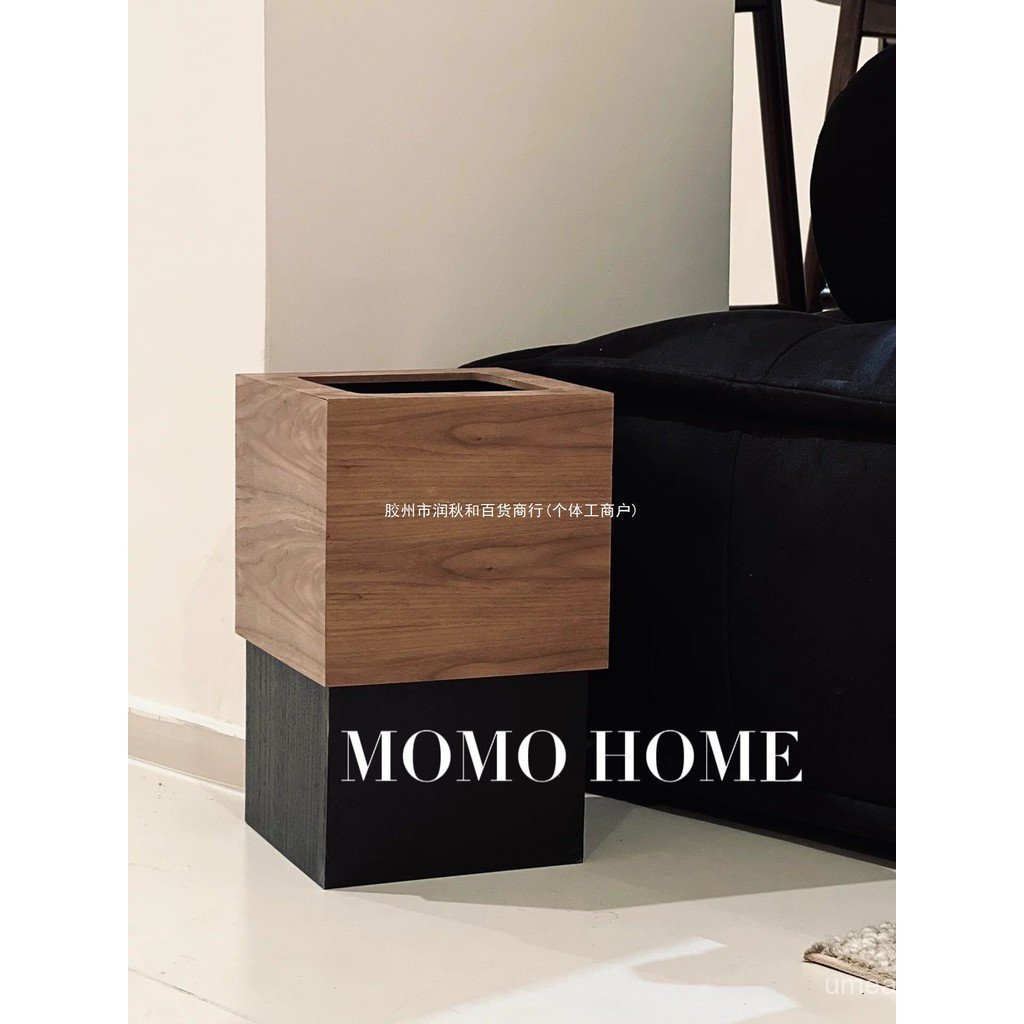 สแควร์จัดส่งฟรีถังขยะห้องน้ําบ้าน MOHO ไม้ ins จัดส่งฟรีในครัวเรือน Nordic MEMO ห้องนั่งเล่น 7C0M