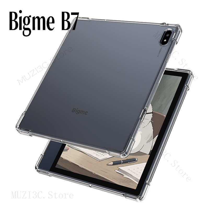 สําหรับ Funda Bigme B7 Pro Case Clear B7Pro 7 "B7 colour eBook TPU ฝาหลัง 4 ถุงลมนิรภัยกันกระแทก