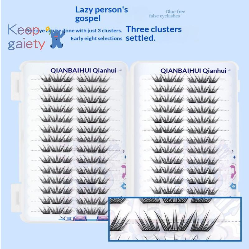 [Keepgaiety-t] DIY Clusters Eyelashes กาวติดขนตาปลอมแบบธรรมชาติมังงะขนตานุ่มแต่งหน้าทุกวัน [ใหม่] ราคา ถูกที่สุด ดีลบีเคเค แกลเลอรีภาพที่ 6