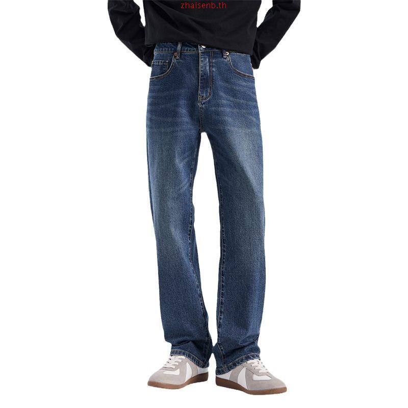 GQ Minimal Jeans - Relaxed Fit กางเกงยีนส์สไตล์มินิมอล 7 กระเป๋า ทรงหลวม