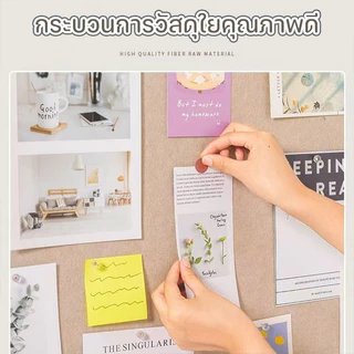 กระดานสักหลาดหนา 9 มม. สไตล์นอร์ดิก ตกแต่งผนัง ติดตั้งง่าย กันน้ำ ปักหมุดได้ หลายขนาด