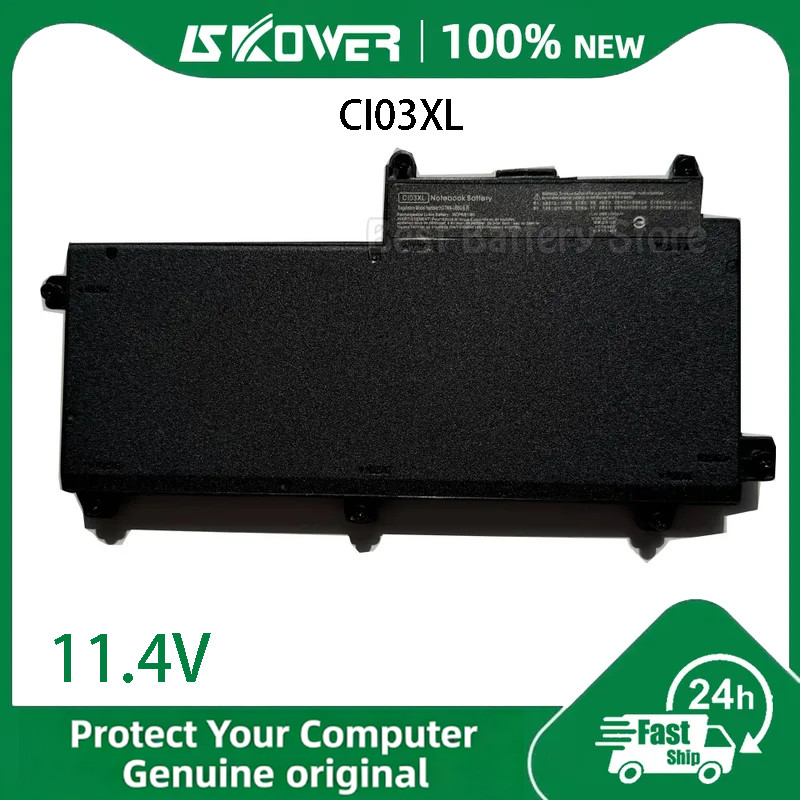 CI03XL แบตเตอรี่สําหรับ HP ProBook 640 645 650 655 G2 CI03 CIO3 CIO3XL HSTNN-UB6Q 801554 -001 11.4V
