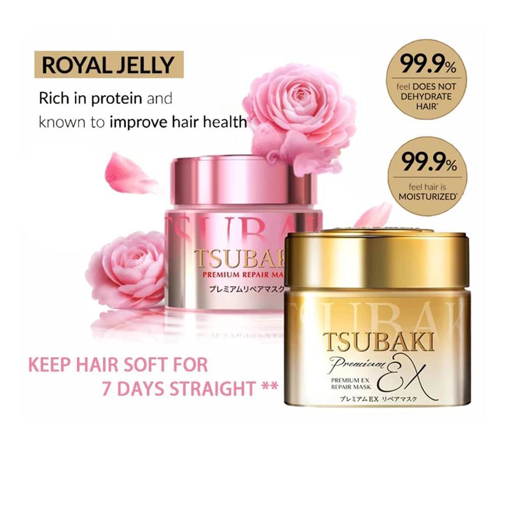 Tsubaki Premium EX Repair Hair MaskRefill Pack 180g Premium Hair Mask 180g