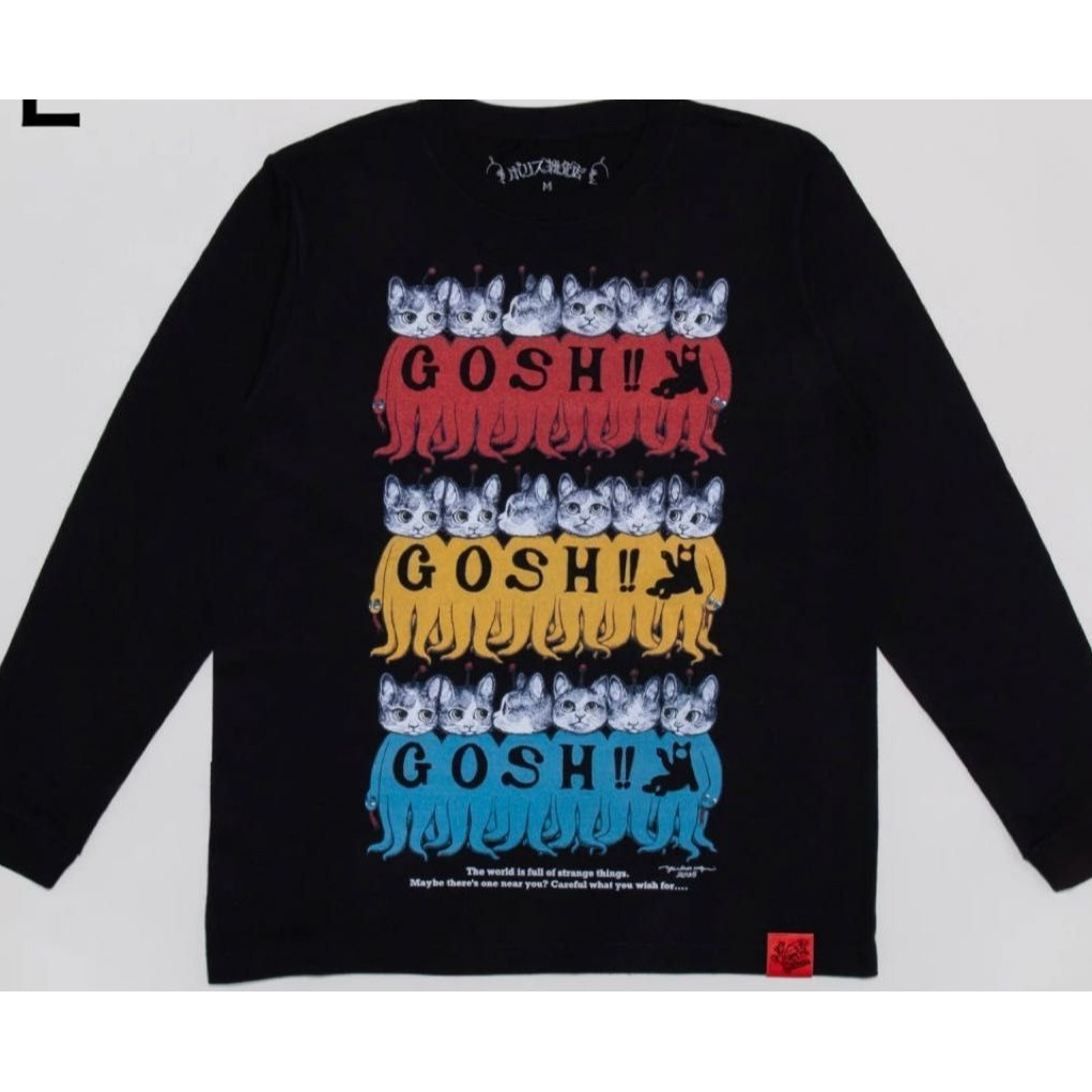 เสื้อยืดผ้าฝ้าย 100% Oliver Dog แขนยาวคอกลม