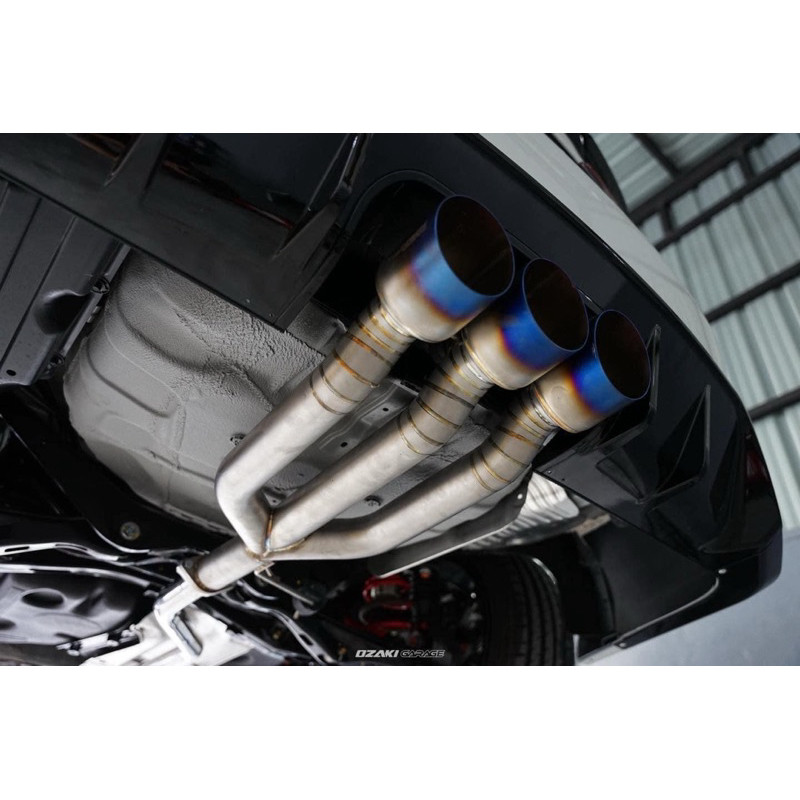 ท่อไอเสีย ProDrager TripleFlow ออกกลางตรงรุ่น Civic FC FK FE 1.5 turbo 2.0 ehev แบรนด์เดียวที่มีใส้ นำไปจูนต่อได้