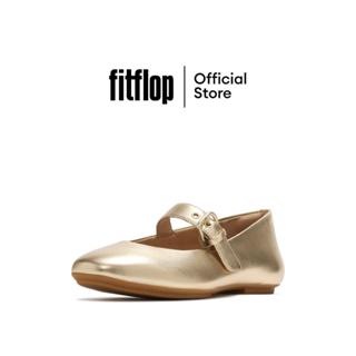 FITFLOP DELICATO LEATHER MARY JANES รองเท้าทรงบัลเล่ต์ผู้หญิ…