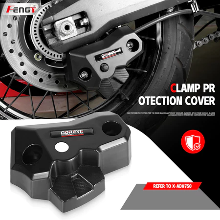 สําหรับ HONDA X-ADV750 2017-2026 XADV750 รถจักรยานยนต์ XADV X-ADV 750 ด้านหลังเบรค Caliper GUARD Clamp ป้องกันฝาครอบด้าน