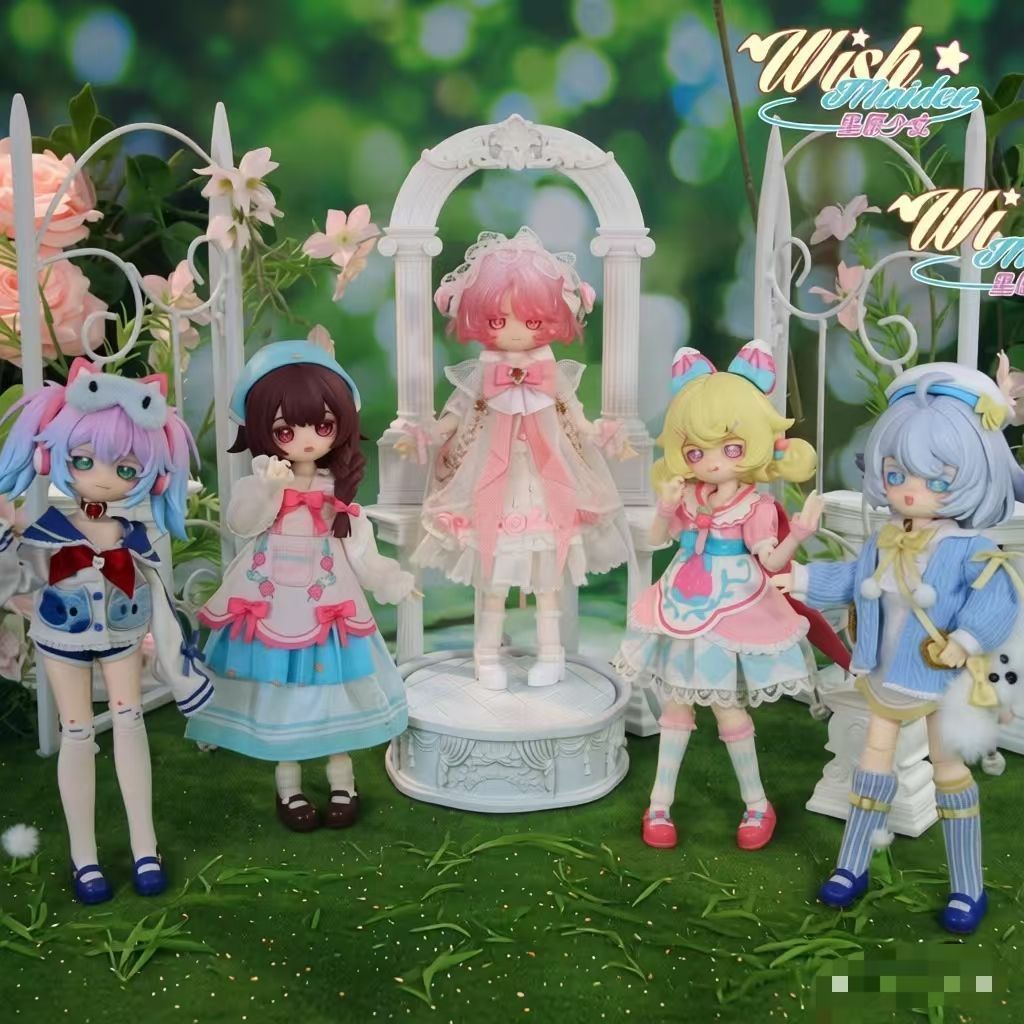 Escaping Star Wish-Star Wish Girl Series 8 คะแนน Movable Eye BJD Mystery Box Joint Movable รูปตุ๊กตา
