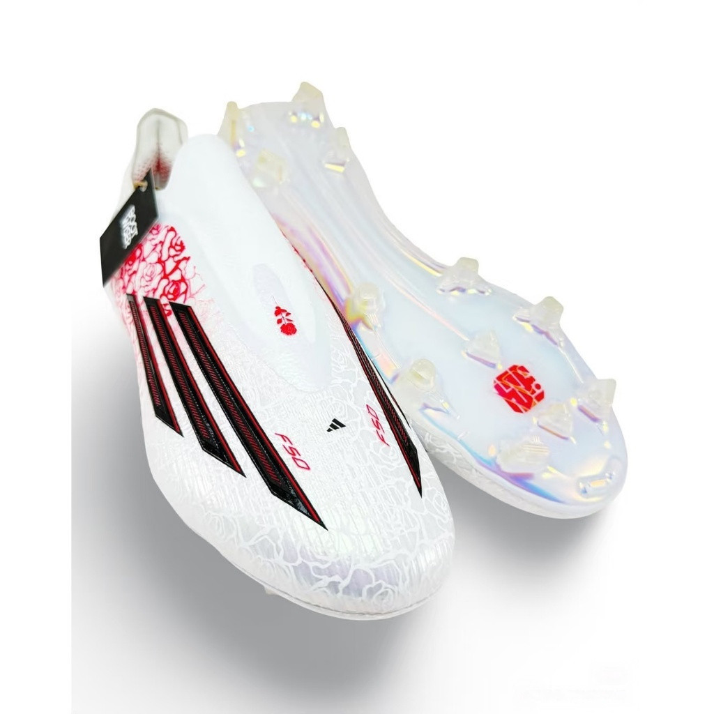 F50 Elite FG Yamal Laceless รองเท้าฟุตบอลสำหรับผู้เล่นชาย กันลื่นและทนทาน BJLS