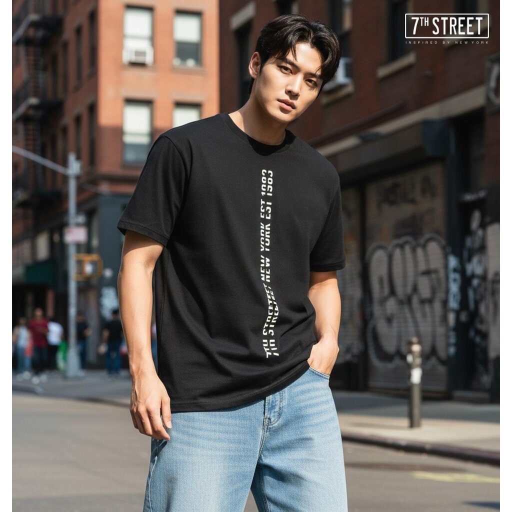 เสื้อยืด 7ᵗʰ Street รุ่น CNY ผ้า Cotton100% นุ่มสบาย ระบายอากาศได้ดี ไซส์ M-2XL Clothing Man ผู้ชาย