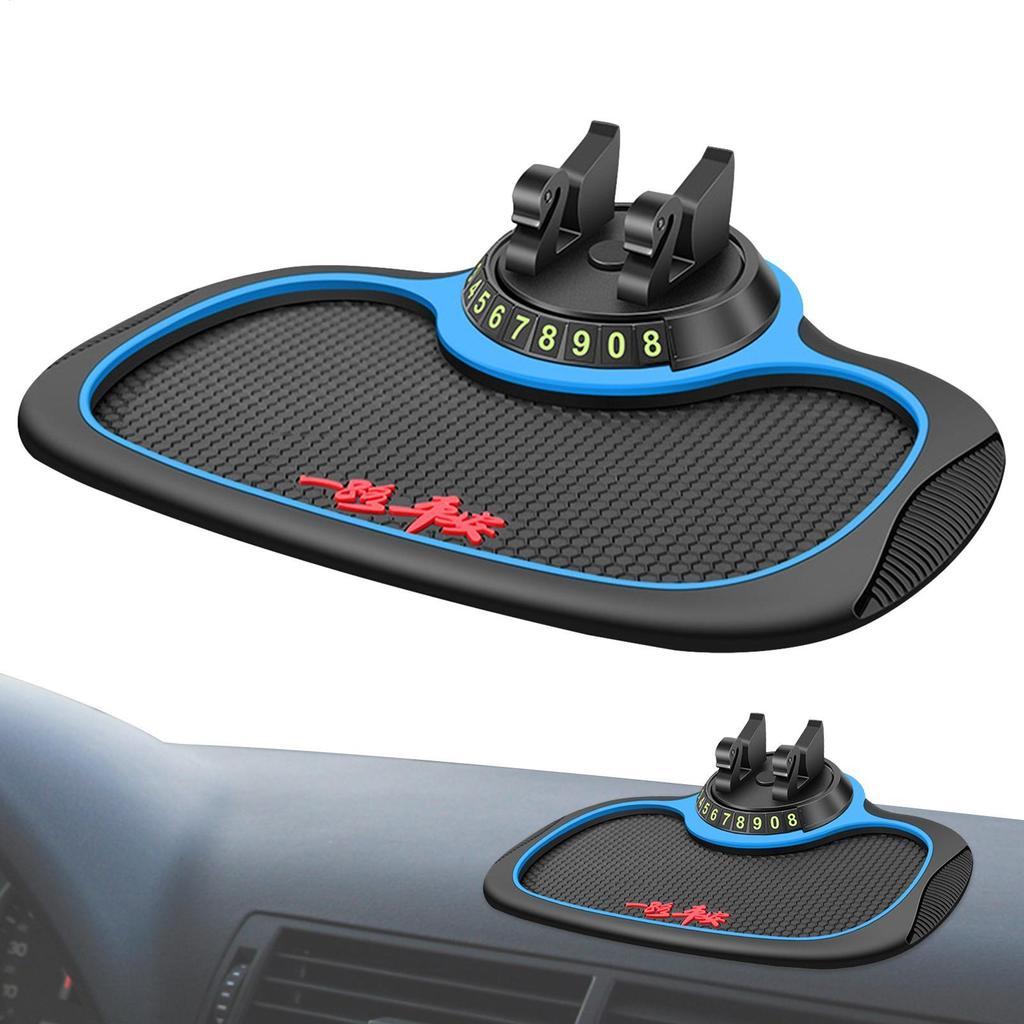 ที่วางโทรศัพท์ในรถยนต์ Pad Auto โทรศัพท์ Anti Slip Dashboard Holder Pad ฟรีหมุนยานพาหนะโทรศัพท์ Holding เครื่องมือ ortiath