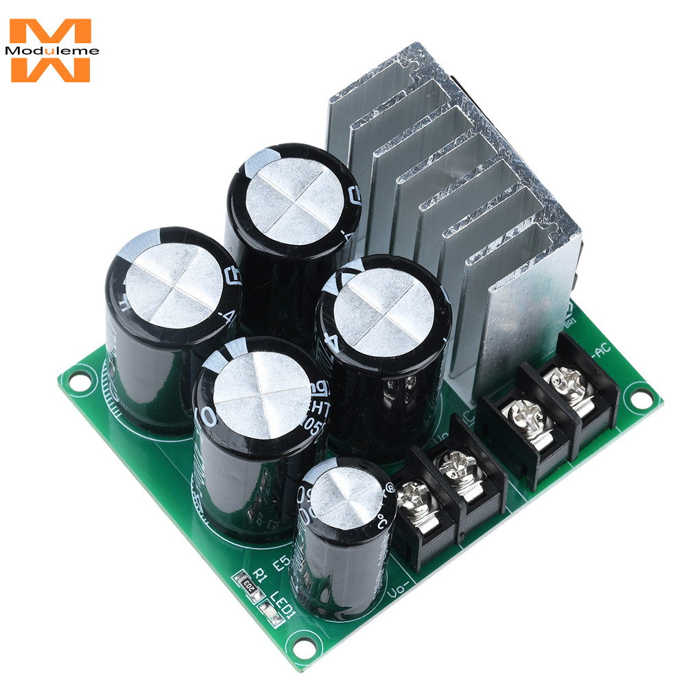 10A เครื่องขยายเสียงเดี่ยวโมดูลวงจรเรียงกระแสกรองบอร์ด Unreglated Power Supply Board 4700uF AC35V/33