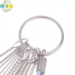 [S&T] 1 ชุดเครื่องมือทําความสะอาดคาร์บูเรเตอร์คาร์บอน Dirt Jet ลบทําความสะอาดเข็มแปรงสําหรับรถยนต์รถจักรยานยนต์ ATV เครื่องเชื่อม Carb Chainsaw {th}