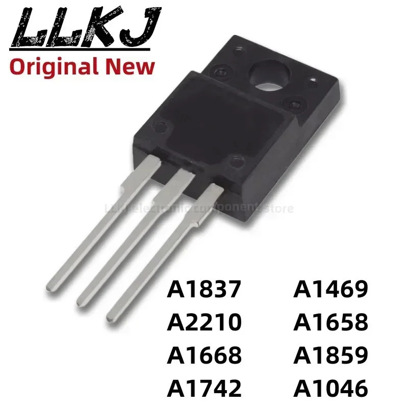 5pcs 2SA1837 2SA2210 2SA1668 2SA1742 2SA1469 2SA1658 2SA1859 2SA1046 TO-220F Field Effect ทรานซิสเตอ