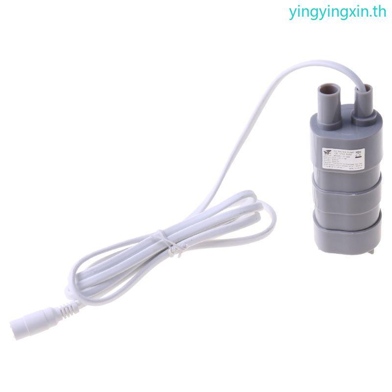 YIN 12V 1 2A สําหรับ DC Micro Submersible มอเตอร์ปั๊มน้ํา 12L Min 600L H 5M 5 5x2 1 Fe