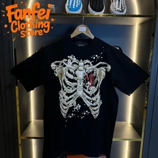 (จัดส่งตลอด 24 ชั่วโมง) เสื้อยืดคู่รัก Fanfei เสื้อยืดMSRK ไม่สุดหรอกคับ กระดูก ผ้าคอตตอน 100% ทรง Oversize t-shirt
