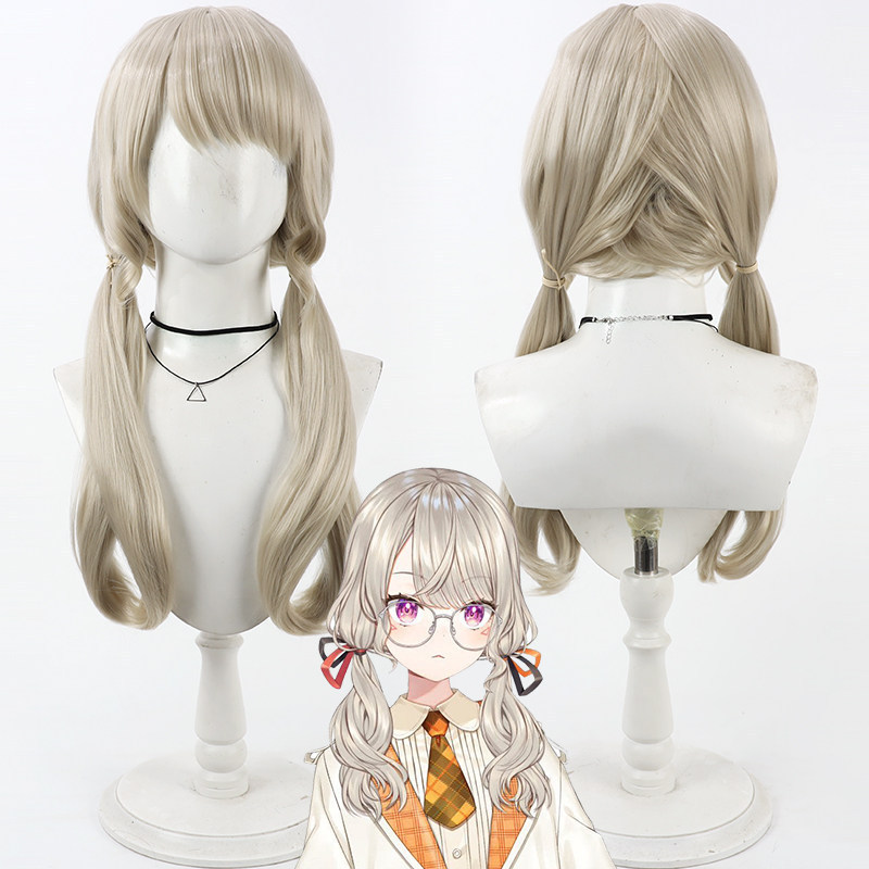 VTuber Komori Met Cosplay Wig with Realistic Scalp