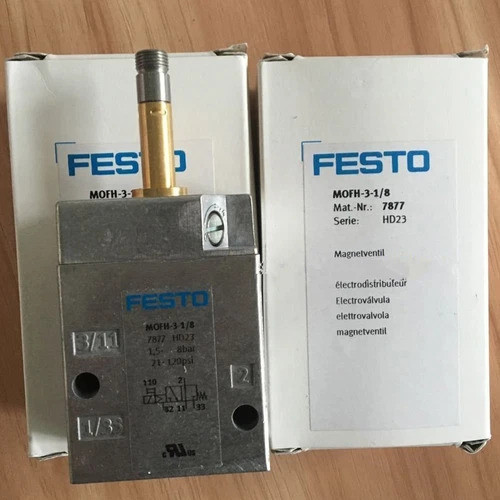Festo MOFH-3-1/8 7877 Solenoid Valve ใหม่ One จัดส่งฟรี MOFH31/8