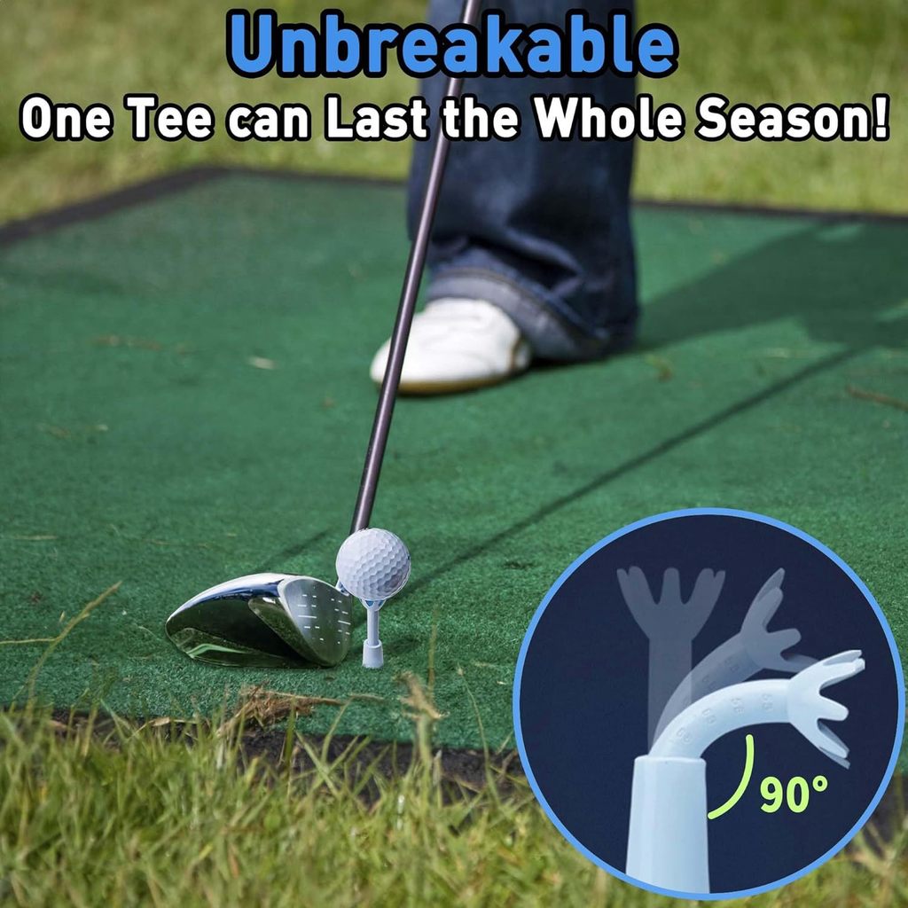 PGM Golf Tee ปรับความสูงยางนุ่มยืดหยุ่น สำหรับการเล่นกอล์ฟที่สะดวกและปลอดภัย