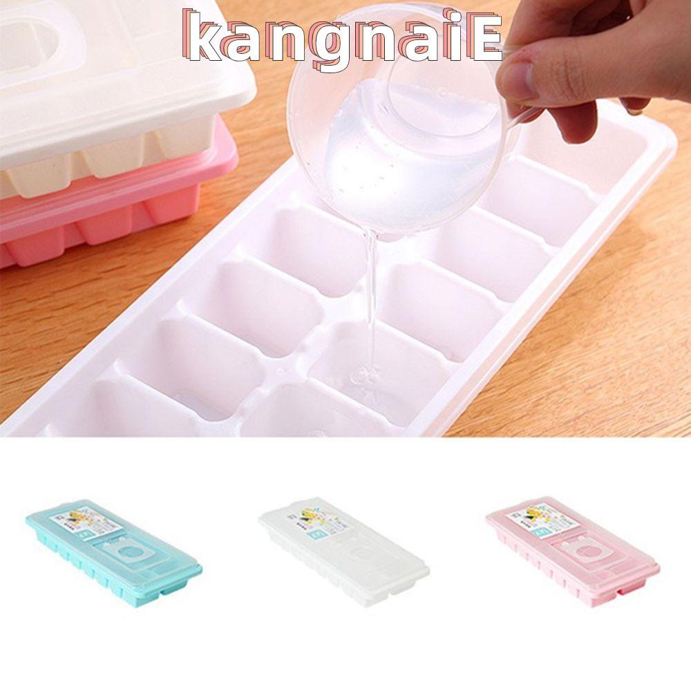 KANGNAI 16 Cavity Cube Mold Drink Maker Box Cover Jelly Freezer