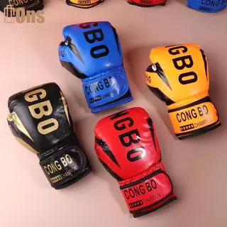 Ons Kids นวมชกมวย 6 oz หนังPU ระบายอากาศ สำหรับการฝึกซ้อม