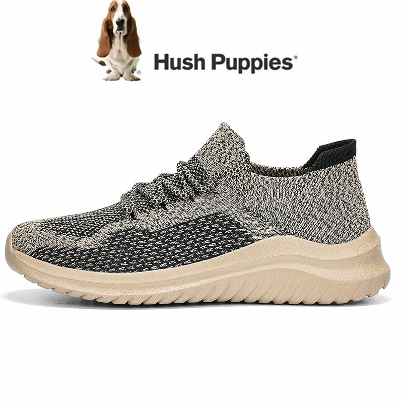 HUSH PUPPIES Hush Puppys รองเท้าผู้หญิงรองเท้าแบนผู้หญิงเกาหลี Hush Puppy รองเท้าผู้หญิงกีฬารองเท้าผ