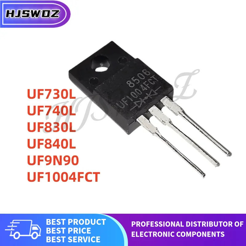 10 ใหม่ UF830L UF1004FCT UF9N90 UF740L UF730L UF840L TO-220F ทรานซิสเตอร์ในสต็อก X0TB