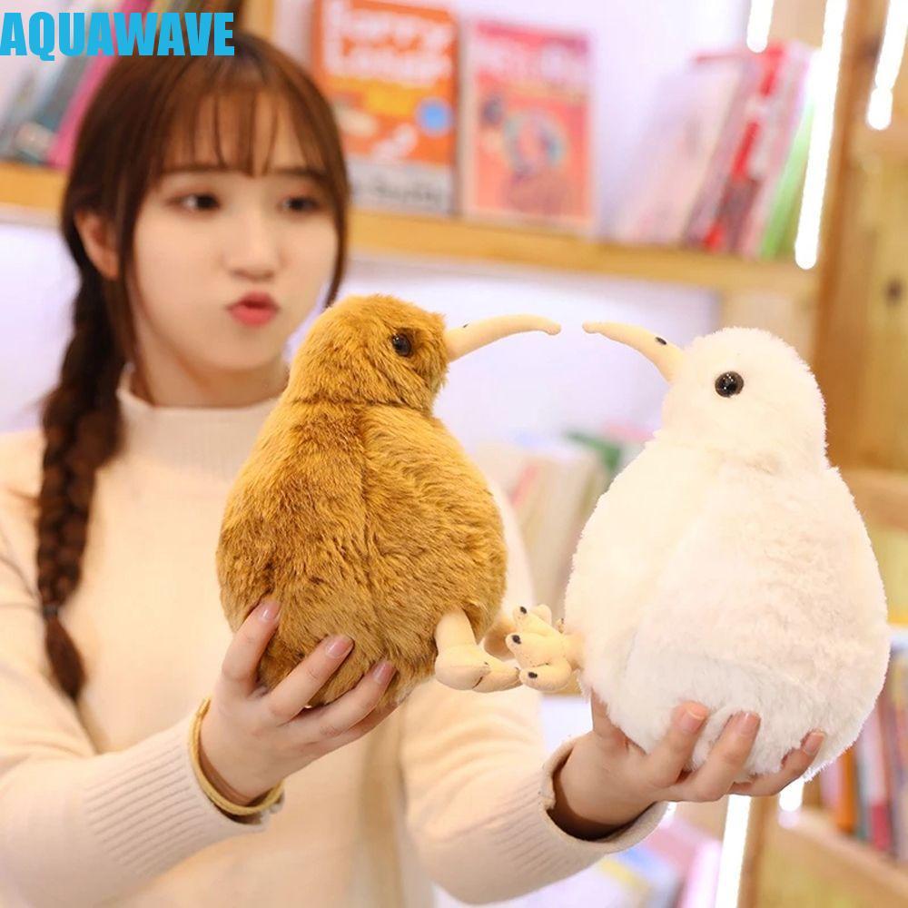AQUAWAVE Kiwi Bird Plush ของเล่นเด็กคริสต์มาสเหมือนจริง Kiwi Bird เด็กตุ๊กตาการ์ตูนหมอนน่ารัก Zealan