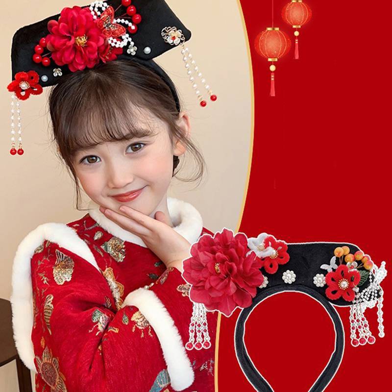 ที่คาดผมสไตล์จีนดอกไม้พู่มุกสไตล์โบราณที่คาดผมสไตล์เจ้าหญิงผม Hanfu คลิปผม Hanfu ราคา ถูกที่สุด ดีลบีเคเค แกลเลอรีภาพที่ 3