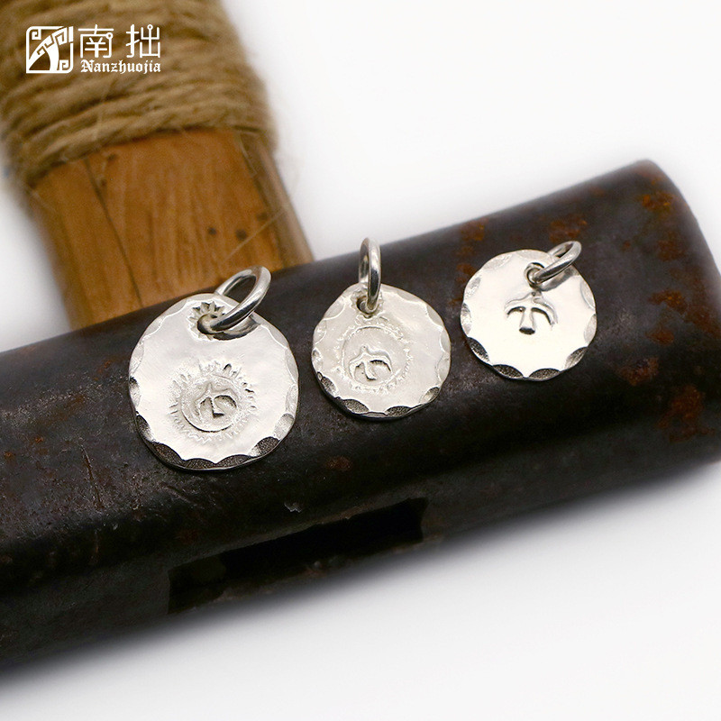 จี้เค้กเงิน.Handmade Takahashi Goro Goro จากเงินสเตอร์ลิง 925 พร้อมเป็นอุปกรณ์เสริมสร้อยคอน่ารัก