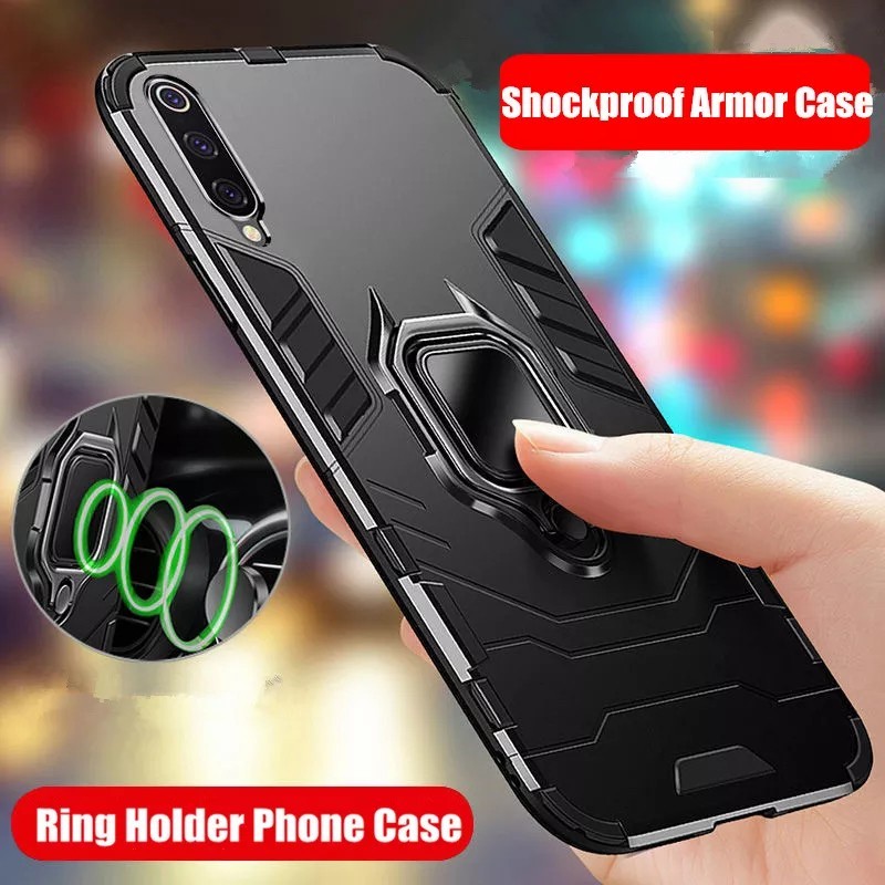 CASE XIAOMI MI 9 MI 9SE MI 9 SE IRING CASE ROBOT ARMOR STANDING PHONE