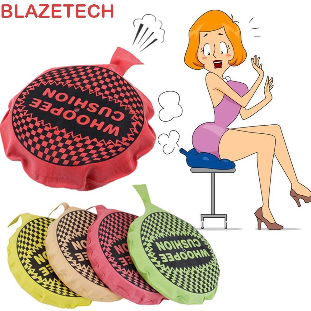 BLAZETECH Whoopee เบาะปฏิบัติ Jokes Prank ของเล่น Trick Seat Cushio สําหรับเด็ก Gags Jokes ผายลมหมอน