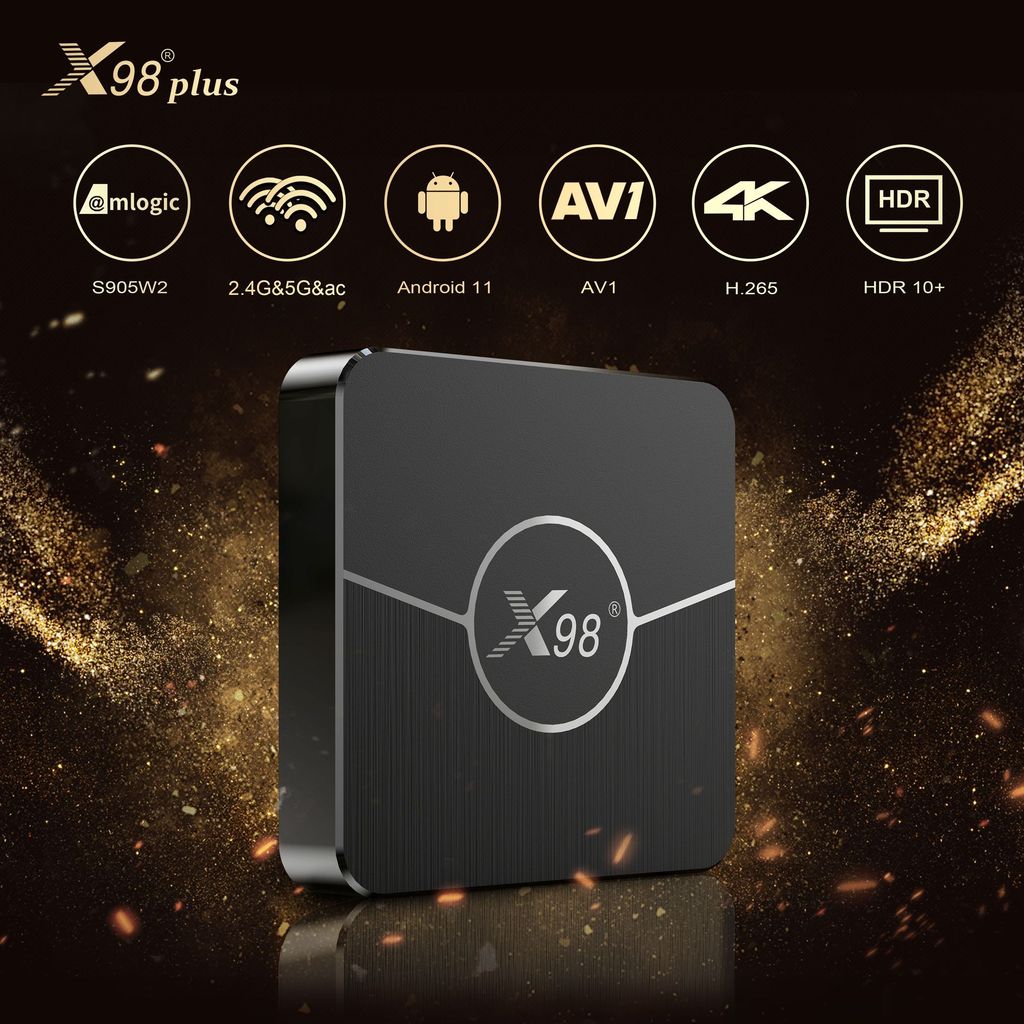 X98 PLUS Jingchen S905W2 Master Control 4K HD Android 11 ระบบ
