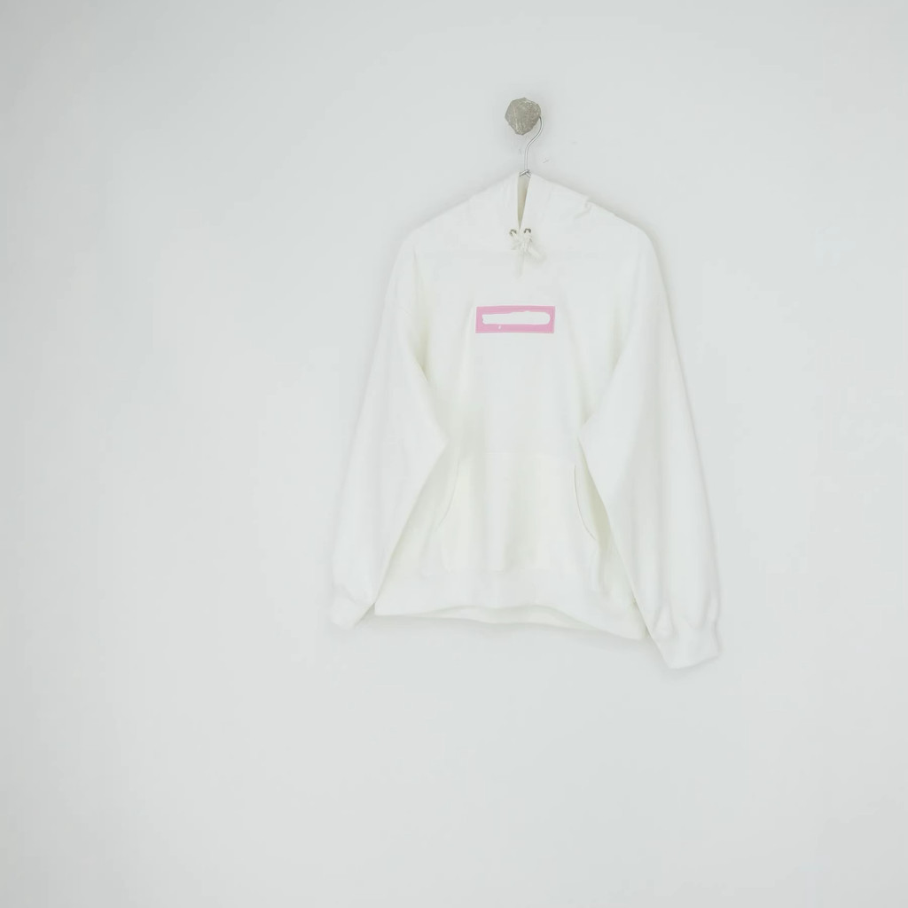 YX2W Box Logo Embroidered Logo logo Kangaroo pocket hooded sweatshirt, unisex, heavy weight