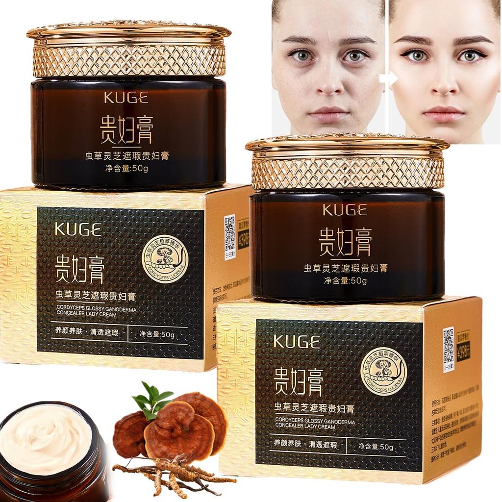 Cordyceps Lingzhi Noblewoman Cream, 50g ครีมหน้าUGE, Cordyceps Ganoderma Tone-Up Cream, Japan Cordyc
