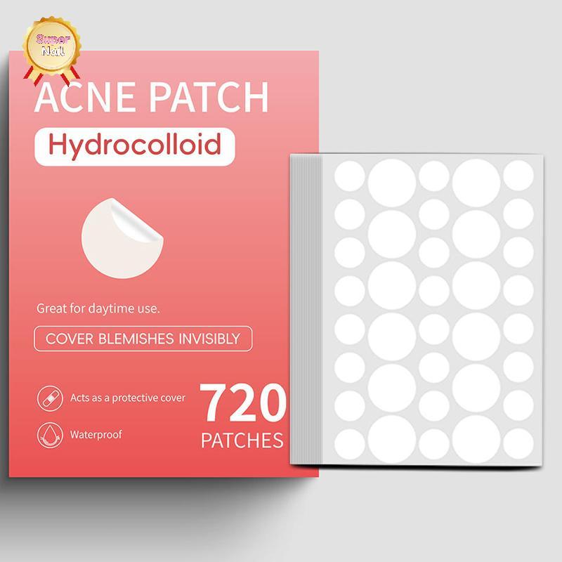 SuperNail 720PCS Pimple Patch สิวที่มองไม่เห็น Skin Care Stiers คอนซีลเลอร์ Face Spot เครื่องมือแต่ง