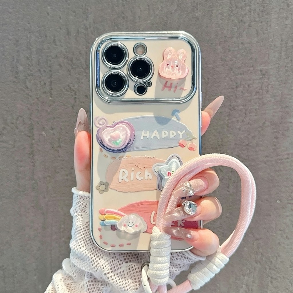 HP [Case+สร้อยข้อมือ] เคส REALME N53N55/50 c3 30 c11 9 7ic20 NARZO 2021 50aprime 20a 7 8i 10 8pro 20