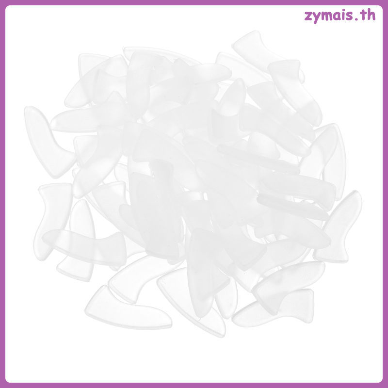 500 ชิ้นมีดครัว Guard ช้อนส้อมฝาครอบป้องกัน 2.70X1.10X0.20 ซม.โปร่งใส zymais