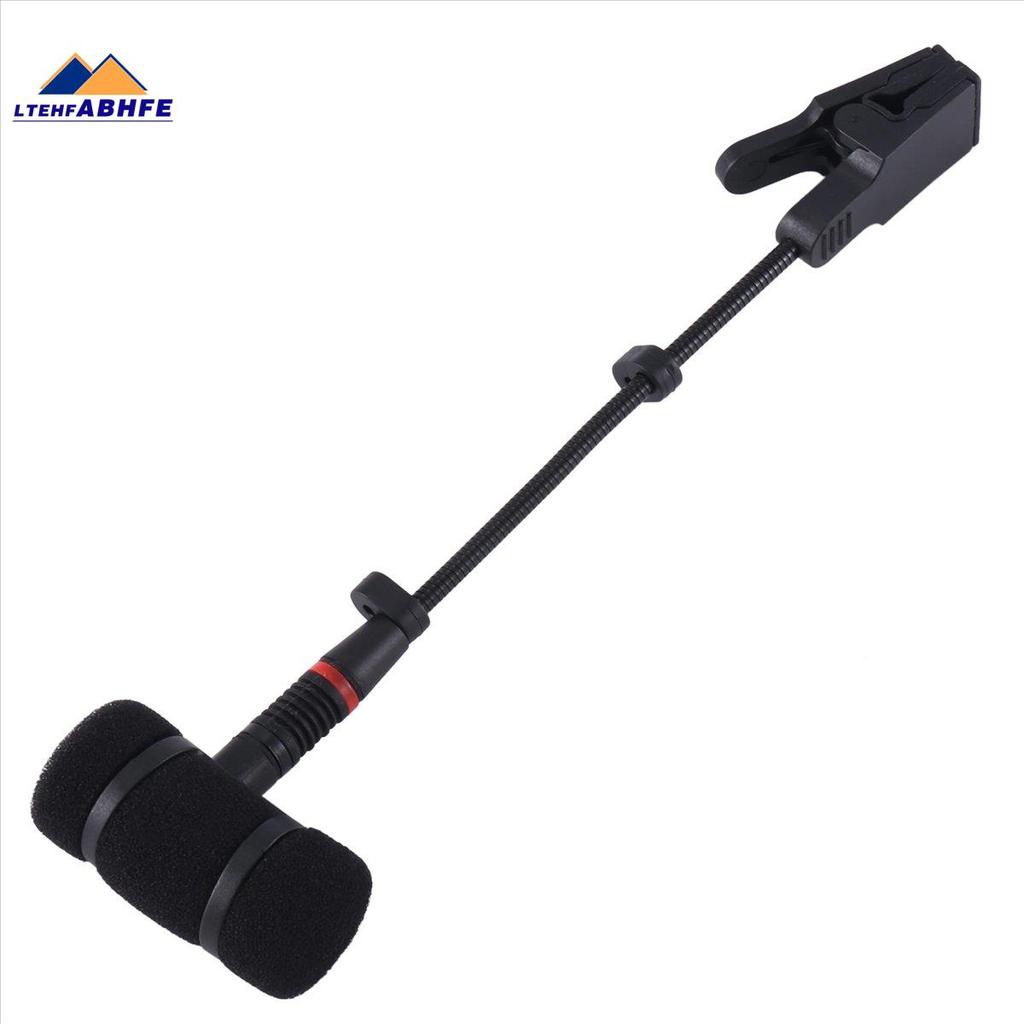 [ขายร้อน L]Saxophone ไมโครโฟนสําหรับเครื่องมือลม Mic Mount Stand ไมโครโฟน Mini Shock Mount Holder