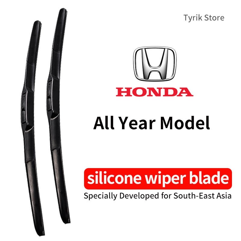 ที่ปัดน้ำฝนรถยนต์ Honda Vezel Shuttle Freed CRV City Jazz Accord Civic Fit HRV Odyssey Stream Airwave ปัดเงาใส