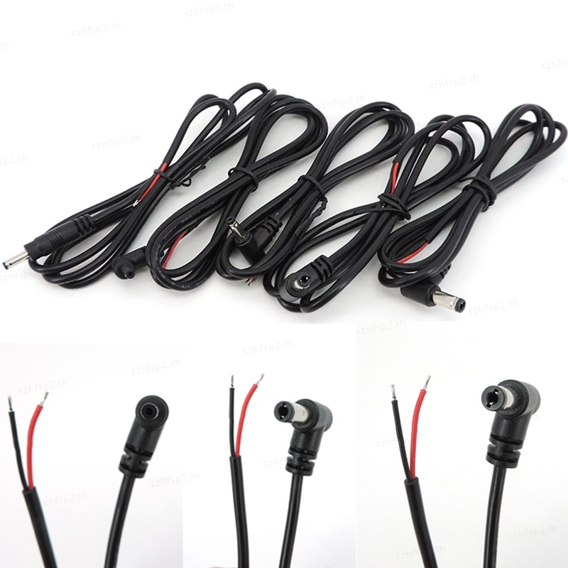 1m สายไฟ DC 4.0x1.7 3.5x1.35 มม.5.5x2.1 มม.2.5 มม.สาย DC 22AWG สายไฟชายหญิงเชื่อมต่อสําหรับกล้องวงจรปิดกล้อง THH3