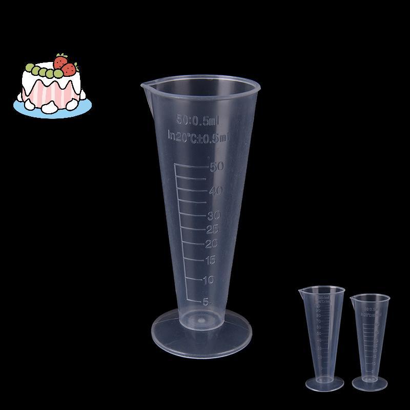 [Sep-t] 50ml 100ml เครื่องชั่งถ้วยใส เครื่องมือวัดถ้วยตวงพลาสติก