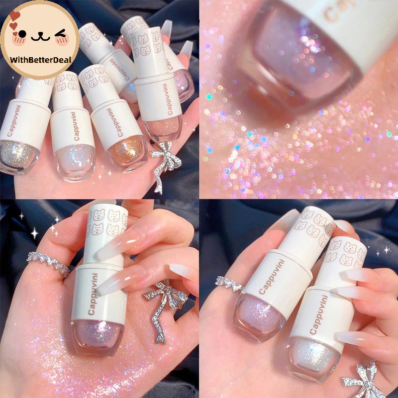 BETTER Bear Bowling Ball A Teardrop Liquid Eyeshadow Eye แต่งหน้าโกหก Silkworm Pearl Super Sparkle H