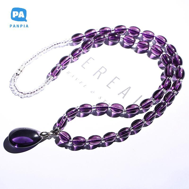 [NBI] สร้อยคออเมทิสต์สร้อยข้อมือคริสตัลหัตถกรรมเครื่องประดับหินตกแต่งคริสตัล VN