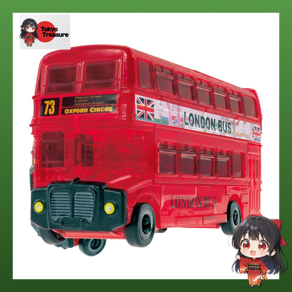 คริสตัลพัซเซิล 53 ชิ้น รถบัสลอนดอนแกะสลักสวยงาม 🔧✨ [Direct From Japan] [Direct from Japan]
