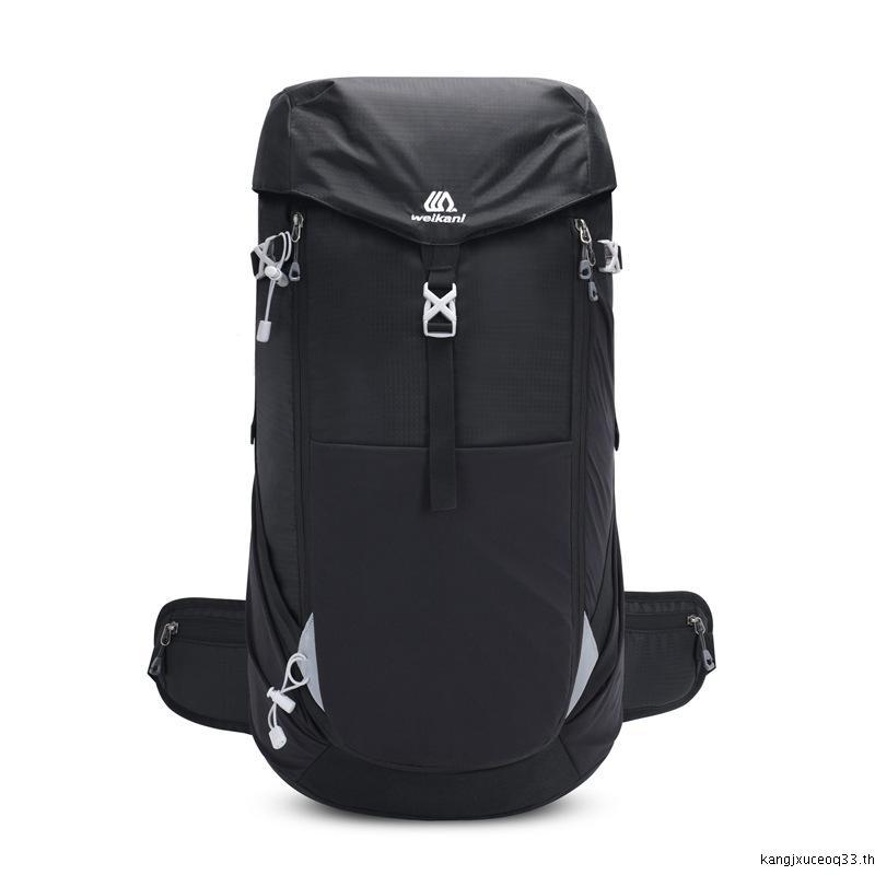กระเป๋าเป้เดินป่า Weikani 50L น้ำหนักเบา 0.79 กก. ผ้า Oxford กันน้ำ ระบบระบายอากาศ  Suitable for Cam