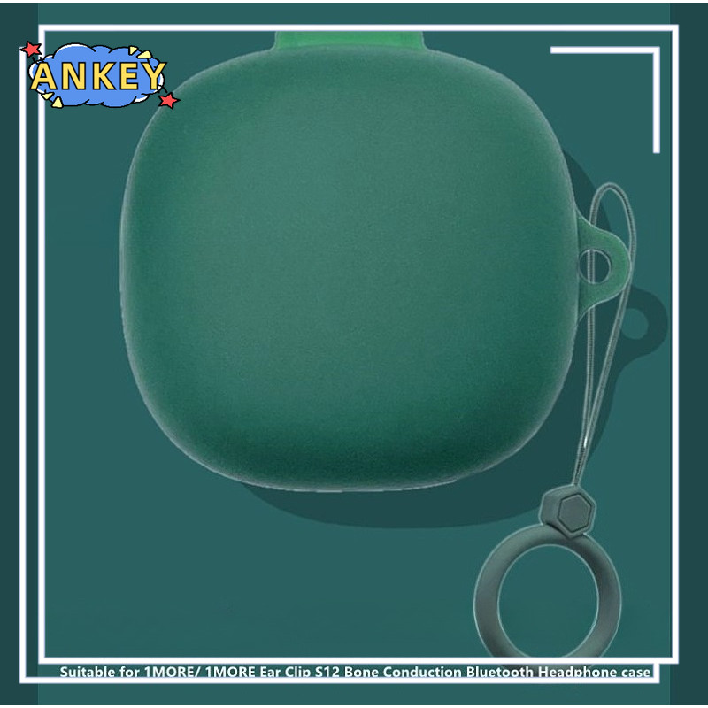 for 1MORE Ear Clip S12 Case Earphones Premium Silicone Cover Shockproof Accessible Charging Port car