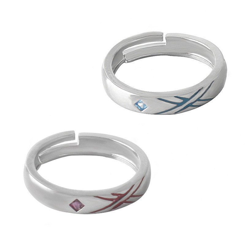 Spot Goods#Anime Peripheral DARLING in the FRANXX National Team02Adjustable Open Ring1216hw