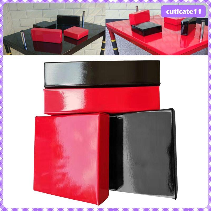 [Cuticate1] Arm Wrestling Table Pad Set Wrist Training Cushion Battle Plate with Elbow Mat หนัง PU ท