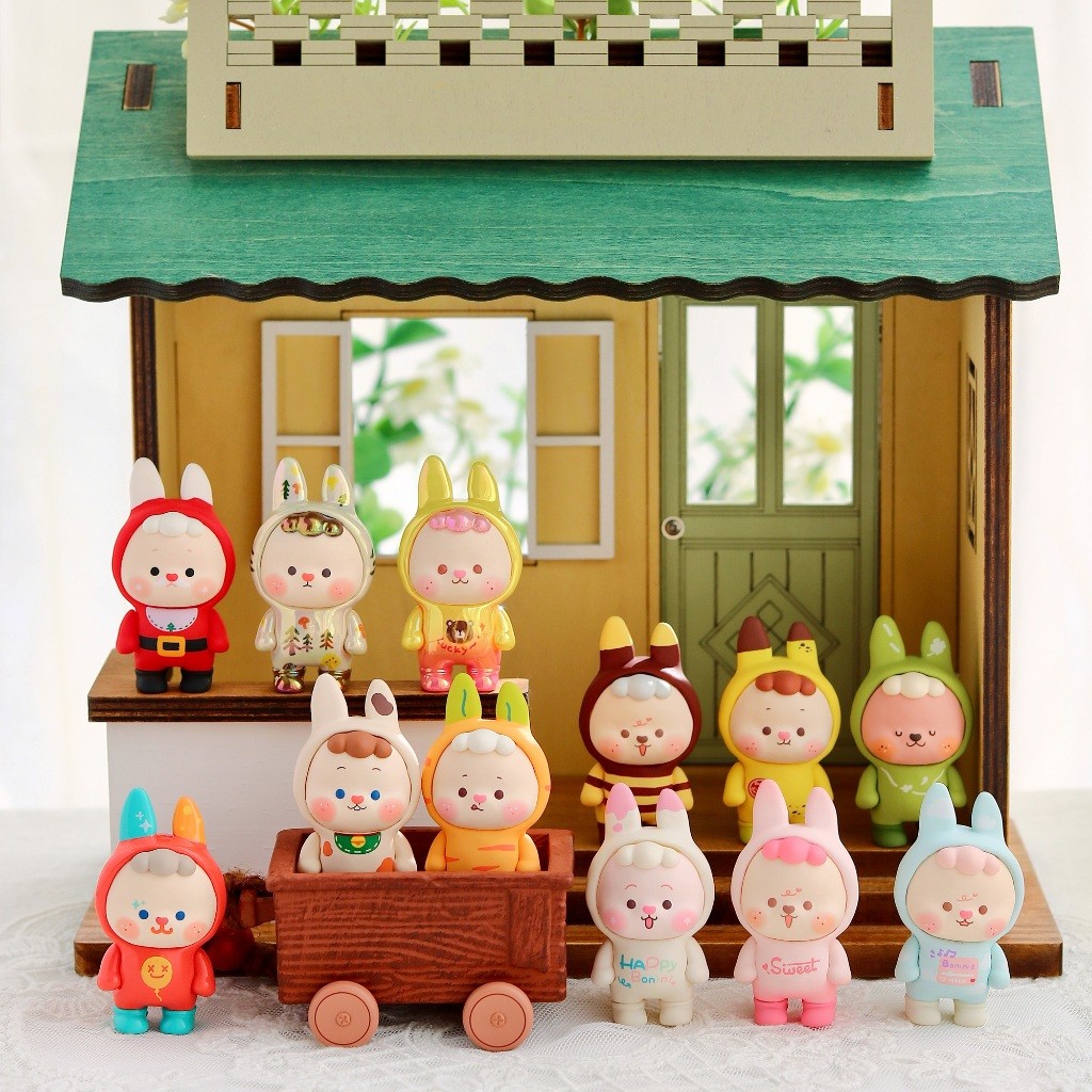 Bonini & Wudada & Songsong Lets be Free Series ตุ๊กตามินิ ของขวัญปีใหม่